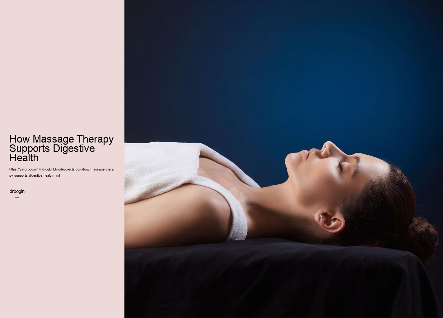 How Massage Therapy Supports Digestive Health