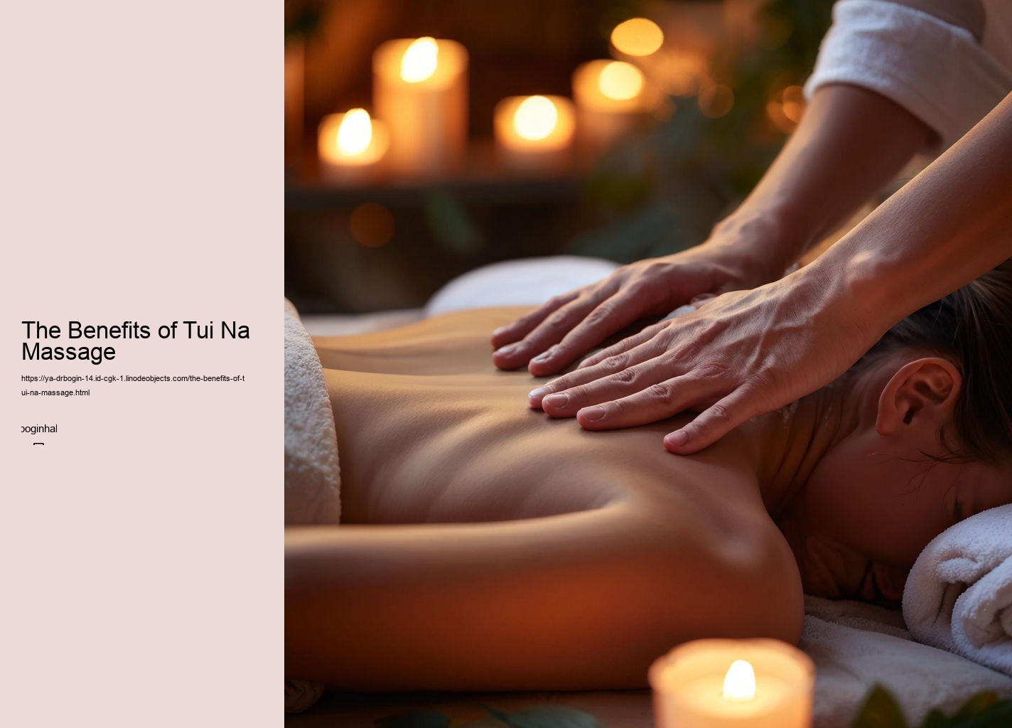 The Benefits of Tui Na Massage